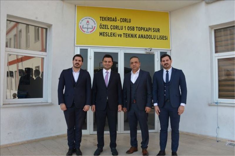 Çorlu TSO Başkanı Volkan: “Nitelikli ara eleman için meslek liseleri önemli”