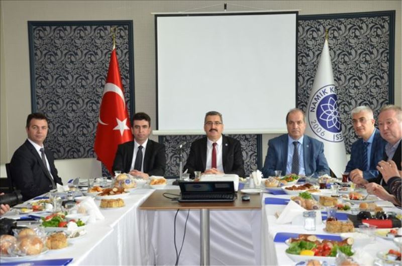 Namık Kemal Üniversitesi Rektörü Prof. Dr. Mümin ŞAHİN 3 Aylık İcraatlarını Anlattı