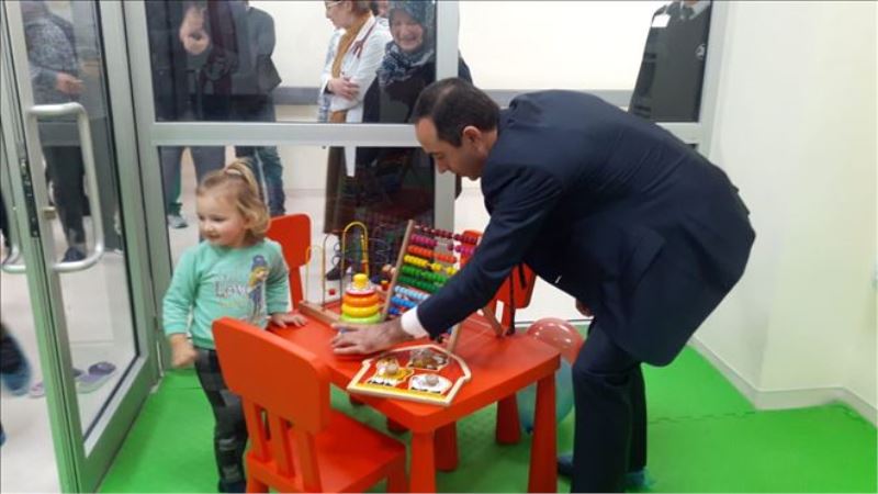 Şarköy Devlet Hastanesi´nde çocuk kütüphanesi ve oyun alanı açıldı