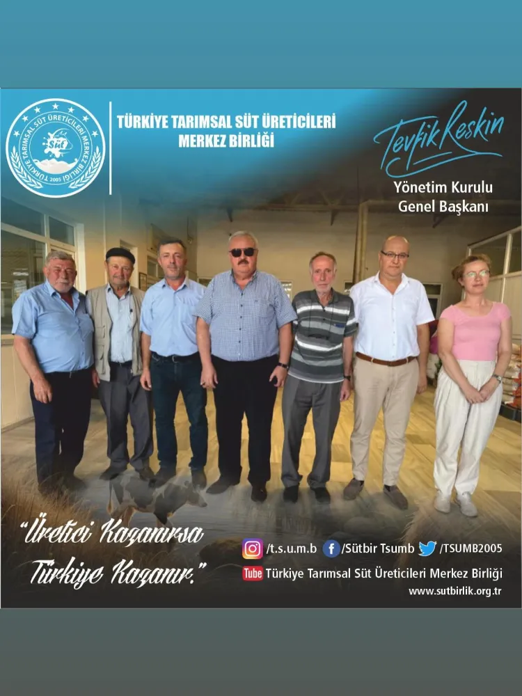 Her zaman üreticilerimizin yanındayız.