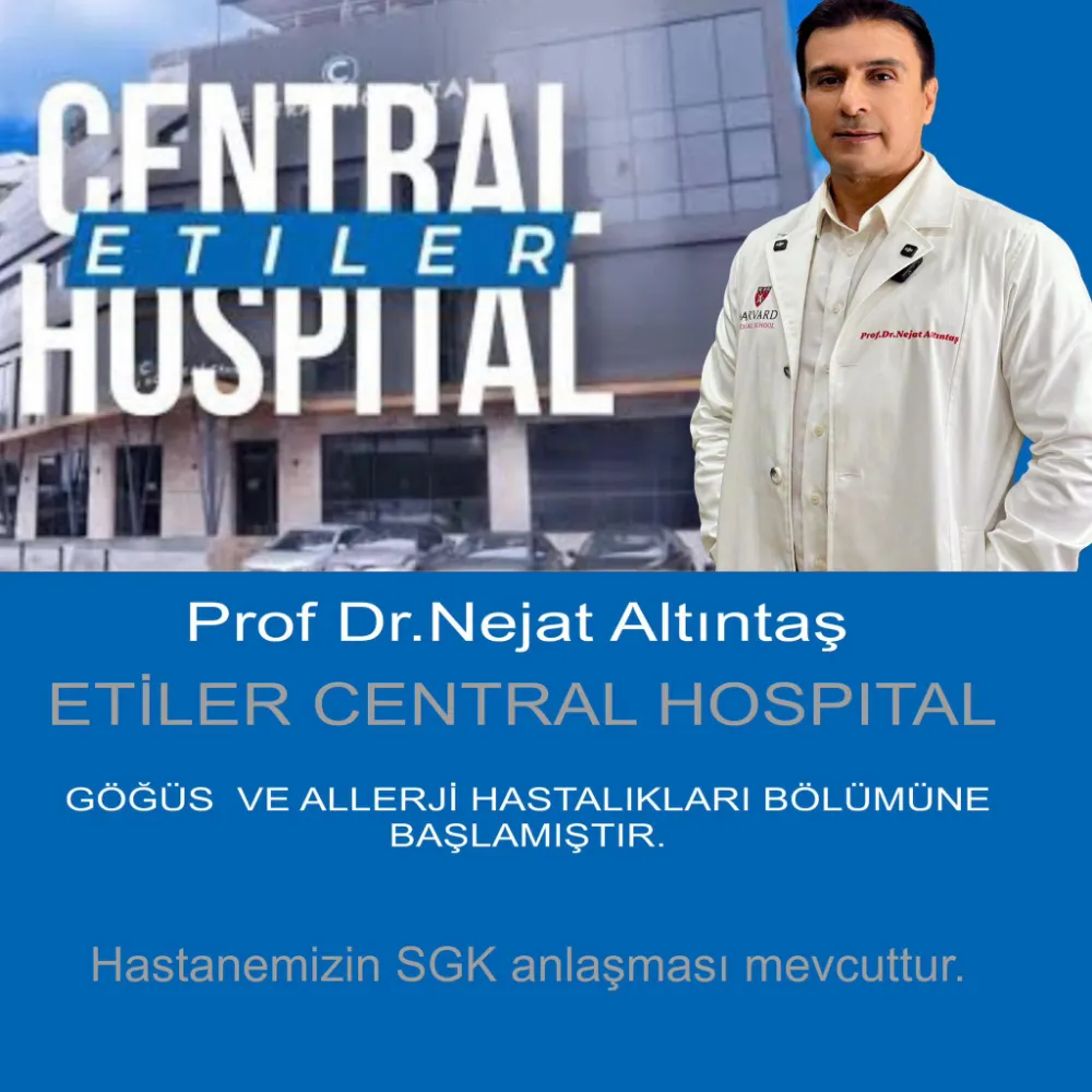 ETİLER CENTRAL HOSPITAL HASTANESİ’NDE GÖREVE BAŞLSDI.