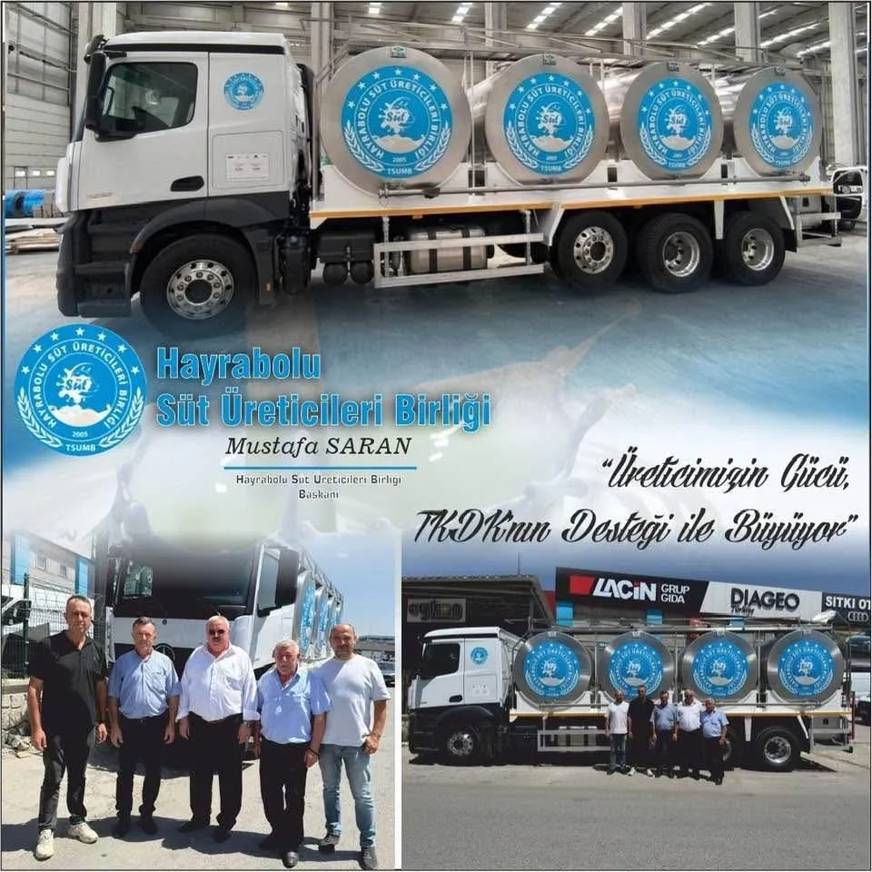  MODERN SÜT TANKERİNİ ÜRETİCİLERİMİZE KAZANDIRDIK.